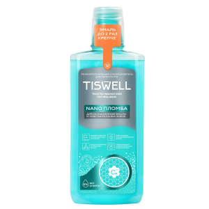 Tiswell Nano пломба реминерализующий ополаскиватель для полости рта с наногидроксиапатитом флакон 500мл Акция