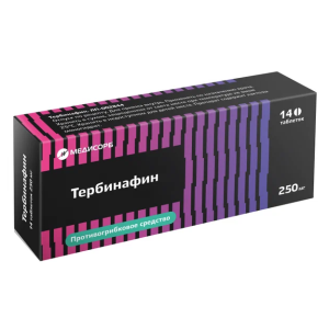 Тербинафин Медисорб таблетки 250мг №14