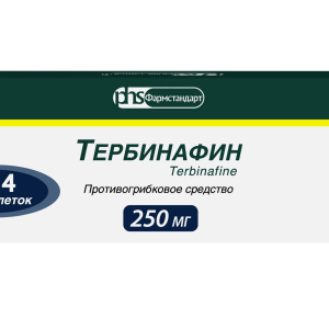 Тербинафин таблетки 250мг №14
