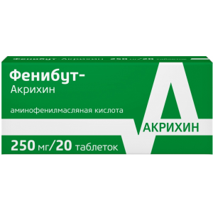 Фенибут-Акрихин таблетки 250мг №50
