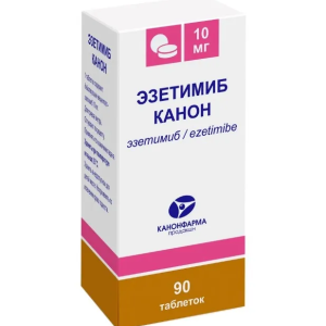 Эзетимиб Канон таблетки 10мг №90