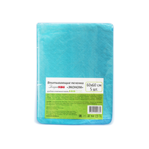 ЭлараKids эконом пеленки впитывающие 60х60см №5