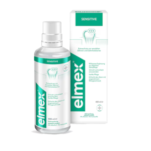 Элмекс Sensitive Plus ополаскиватель для полости рта флакон 400мл