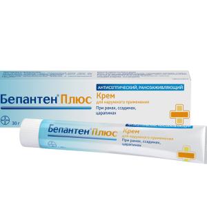 Бепантен Плюс крем для наружного применения туба 30г