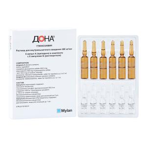 Дона раствор для внутримышечного введения 200 мг/мл ампулы 2мл №6