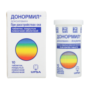Донормил таблетки покрытые плёночной оболочкой 15мг №10
