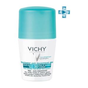 Виши дезодорант шариковый против белых и жёлтых пятен 48 часов 50мл (м5976900)