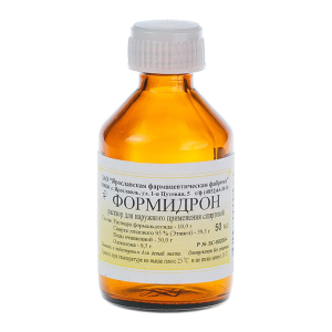 Формидрон раствор для наружного применения спиртовой флакон 50мл  (отпуск 10шт) 