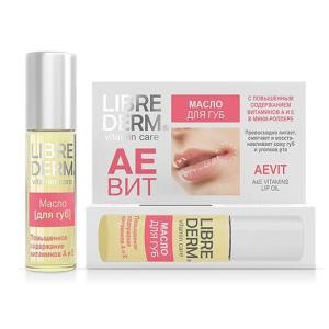 Либридерм аевит масло для губ с роллером 7мл