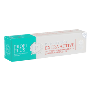 Президент профи плюс extra active экстравяжущая зубная паста 30мл