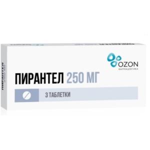 Пирантел таблетки 250мг №3