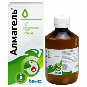Алмагель суспензия для приема внутрь флакон 250мл