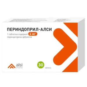 Периндоприл-Алси таблетки 4мг №30