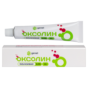 Оксолин мазь назальная 0.25% туба 10г