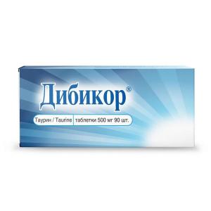 Дибикор таблетки 500мг №90