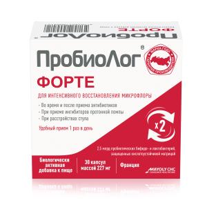 ПробиоЛог форте капсулы массой 227мг №30 