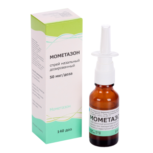 Мометазон спрей назальный дозированный 50мкг/доза флакон 140доз