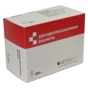 Урсодезоксихолевая кислота капсулы 250мг №50