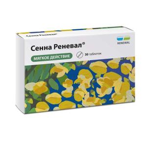 Сенна Реневал таблетки массой 180мг №30