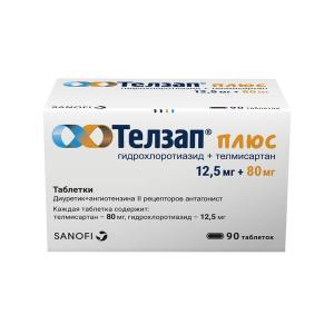 Телзап Плюс таблетки 12,5мг+80мг №90