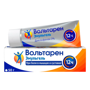 Вольтарен Эмульгель гель для наружного применения 2% туба 50г