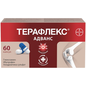 Терафлекс Адванс капсулы 250мг+100мг+200мг №60
