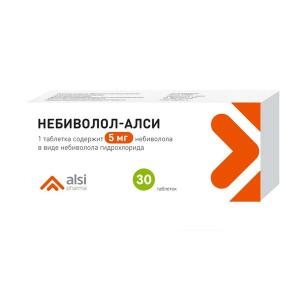 Небиволол-АЛСИ таблетки 5мг №30