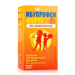 Ибупрофен форте суспензия для приёма внутрь для детей 40мг/мл флакон 200г