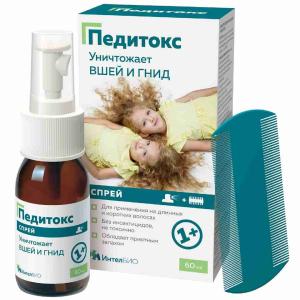 Педитокс средство педикулицидное флакон 60мл