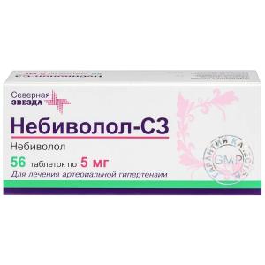 Небиволол-СЗ таблетки 5мг №56