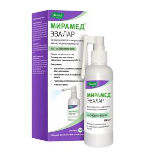 Мирамед Эвалар раствор для местного и наружного применения 0,01% флакон 150мл