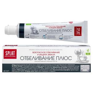 Splat professional Отбеливание плюс зубная паста туба 40мл