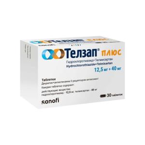Телзап Плюс таблетки 12.5мг+40мг №30