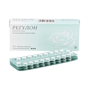 Регулон таблетки покрытые пленочной оболочкой №21х3