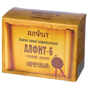 Сбор алфит-6 почечный брикеты 2г утренний №30 + вечерний №30