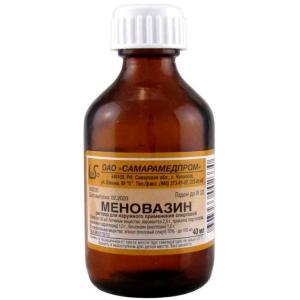 Меновазин раствор для наружного применения спиртовой 40мл