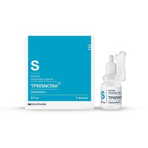 Трилактан капли глазные 0,005% флакон-капельница 2,5мл №3