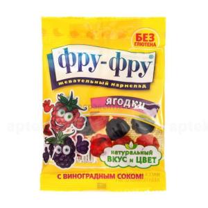 Фру-фру мармелад жевательный ягодки 30г 
