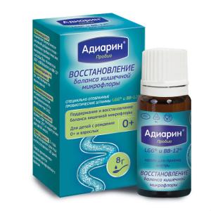Адиарин Пробио капли для приёма внутрь масляные флакон-капельница 8г