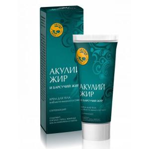 Акулий жир и барсучий жир крем для тела в области мышц и суставов 75мл