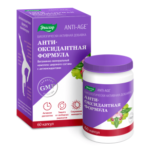 Антиоксидантная формула капсулы 0,4г №60 