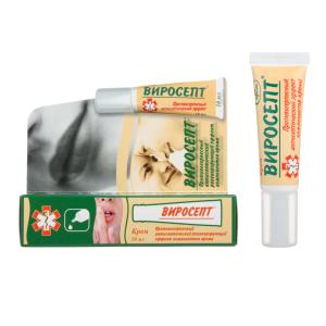 Крем виросепт 10мл профил гриппа,вирусных инфекций,герпеса