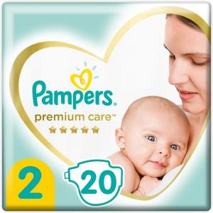 Pampers Premium Care 2 подгузники детские одноразовые 4-8кг №20