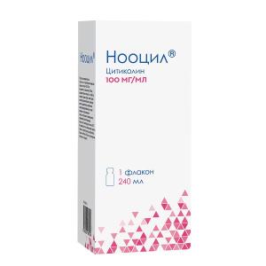 Нооцил раствор для приема внутрь 100мг/мл флакон 240мл