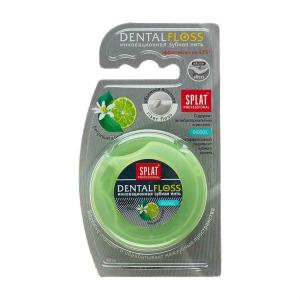 Splat professional DentalFloss зубная нить объемная с ароматом бергамота и лайма 30м 