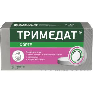 Тримедат форте таблетки с пролонгированным высвобождением покрытые пленочной оболочкой 300мг №60