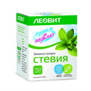 Леовит худеем за неделю Стевия таблетки 0,25г №150 