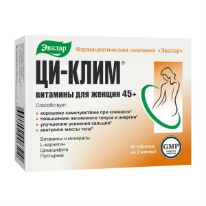 Ци-Клим витамины для женщин 45+ таблетки №60