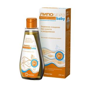Липобейз baby масло детское для купания флакон 200мл