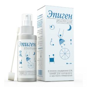 Эпиген Интим спрей для местного и наружного применения 0,1% 60мл